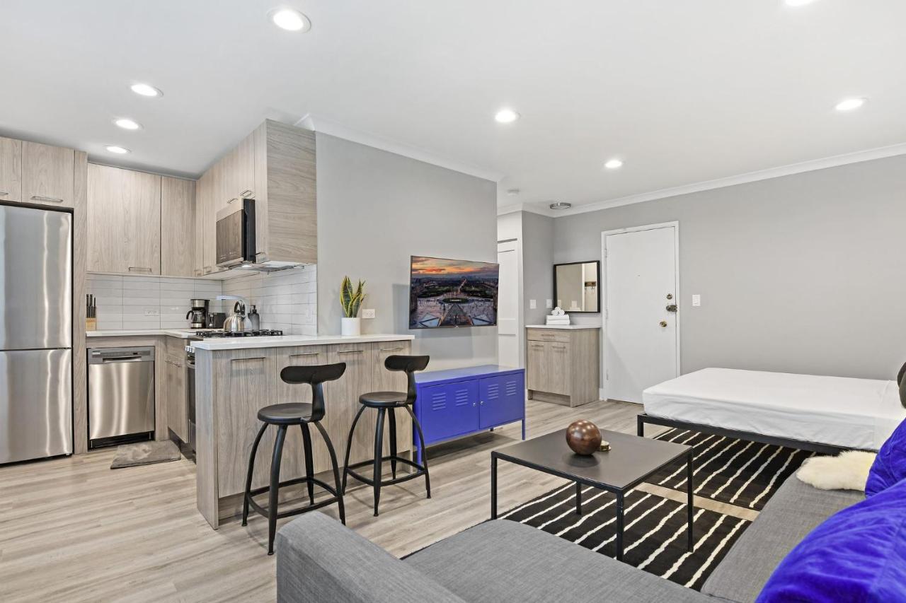 Sophisticated Studio Apartment With Modern Kitchen - Oakdale Od2 Rep Chicago Zewnętrze zdjęcie